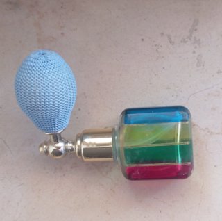 Atomizzatore Profumo Vintage Vetro Murano