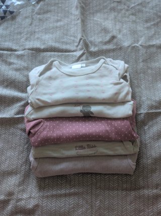 Pack 5 bodys 86/92 manga larga