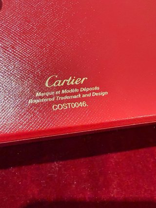Estuche Cartier Rojo