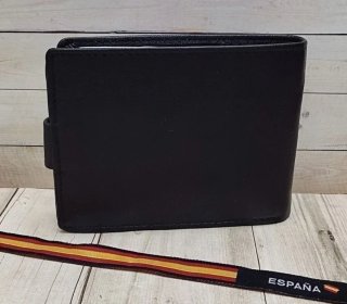 CARTERA MONEDERO HORIZONTAL EN PIEL BANDERA + REGA