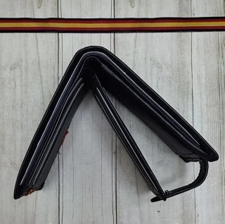 CARTERA MONEDERO HORIZONTAL EN PIEL BANDERA + REGA