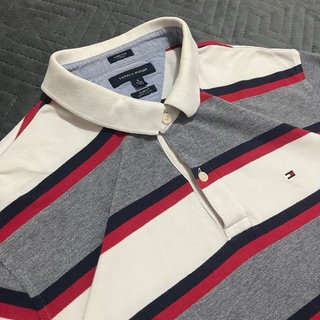 Camisa Polo Tommy Hilfiger Talla M Rayas talla XL