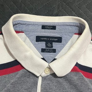 Camisa Polo Tommy Hilfiger Talla M Rayas talla XL