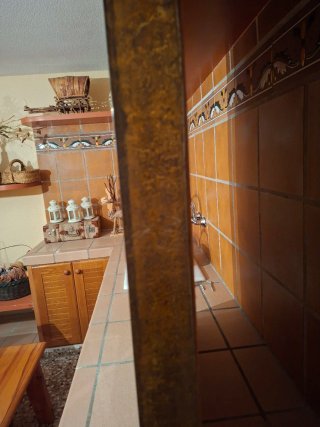 Espejo Vintage Dorado y Plateado