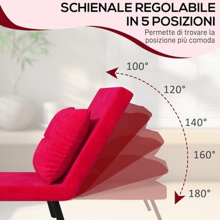 4 in 1 Poltrona Letto Singolo, Poltrona Pieghevole