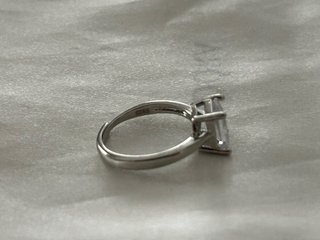 Anello Argento 925 Solitario Regolabile