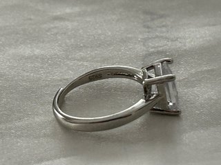 Anello Argento 925 Solitario Regolabile