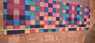 Alfombra multicolor