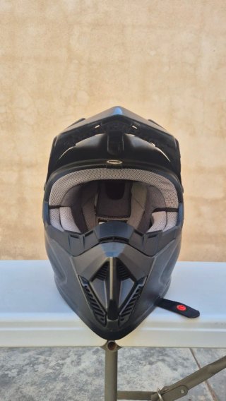 Casco Moto Trail Negro