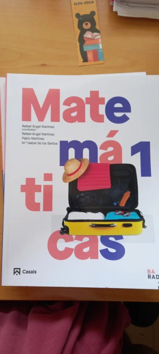 MATEMÁTICAS I. Casals. 1° BACH