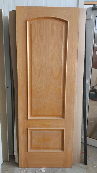 Puertas de madera con cristal