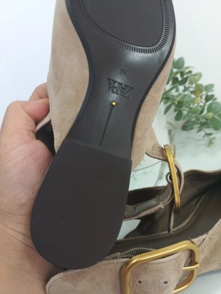 Bailarinas Zara Beige Talla 38