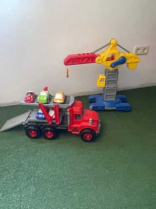Pack Juguetes Coche y Grúa