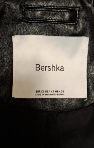 Chaqueta oversize negra