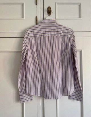 Camisa Carolina Herrera Rayas Talla 10
