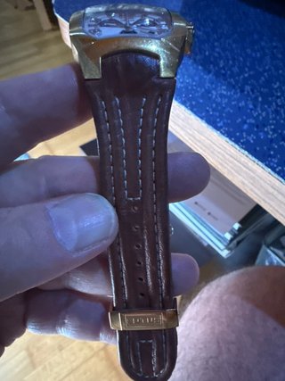 Reloj Lotus Dorado Correa Marrón