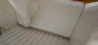 Cuna bebé IKEA blanca con cajones