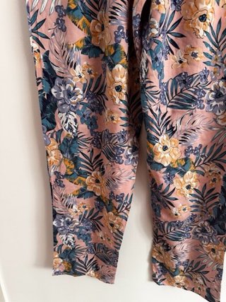 Pantalón Palazzo Estampado Botánico Talla M