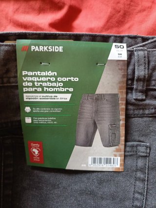2 Bermudas de trabajo Parkside hombre talla 50