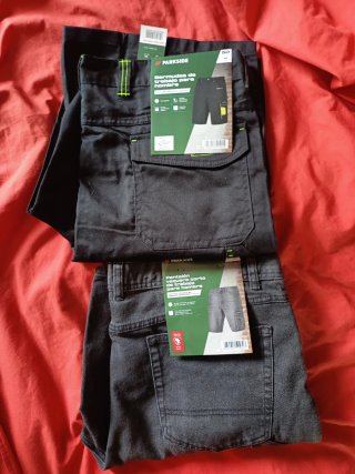 2 Bermudas de trabajo Parkside hombre talla 50