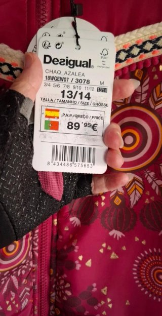 Abrigo Desigual Multicolor