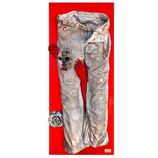 Quadro Scultura Cowboy per Vetrine Negozi