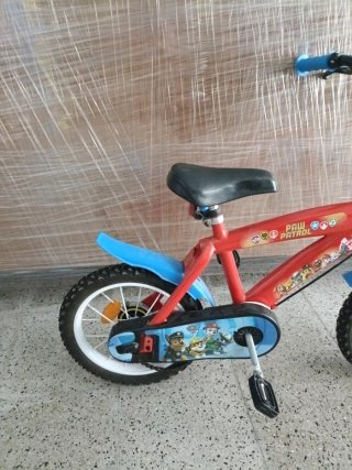 Bicicleta infantil Paw Patrol