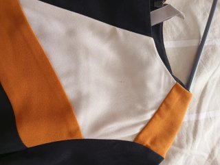 Vestido corto estilo 60s geométrico
