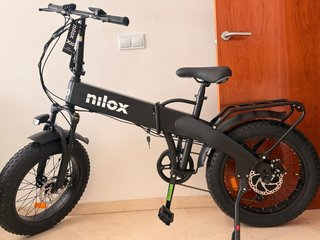 Bicicleta Eléctrica Plegable Nilox X10 Negra