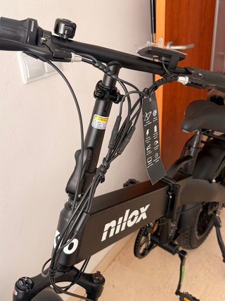 Bicicleta Eléctrica Plegable Nilox X10 Negra