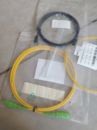 Lote cables fibra óptica Iggual