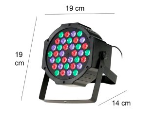 2pz Faro Strobo 36 LED Proiettore Discoteca Dj