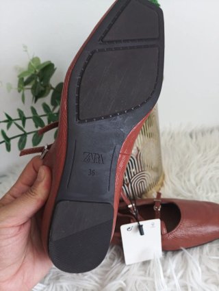 Bailarinas Zara Marrones Talla 38