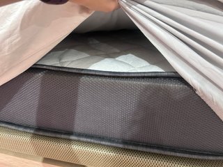 Cama 105cm con canapé, colchón y cabecero.