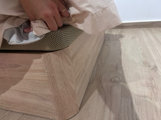 Cama 105cm con canapé, colchón y cabecero.