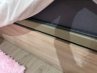 Cama 105cm con canapé, colchón y cabecero.