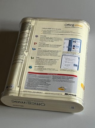 Microsoft Office 2004 per Mac originale italiano