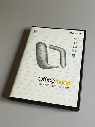 Microsoft Office 2004 per Mac originale italiano