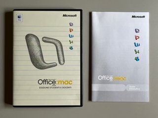 Microsoft Office 2004 per Mac originale italiano