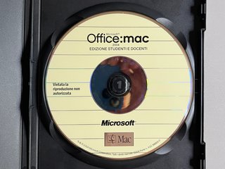 Microsoft Office 2004 per Mac originale italiano