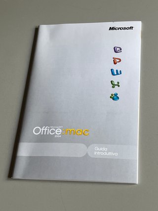 Microsoft Office 2004 per Mac originale italiano