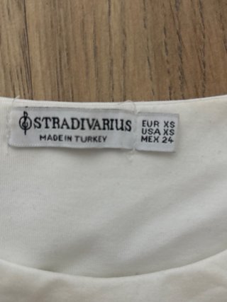 Body cuello halter blanco Stradivarius Talla XS