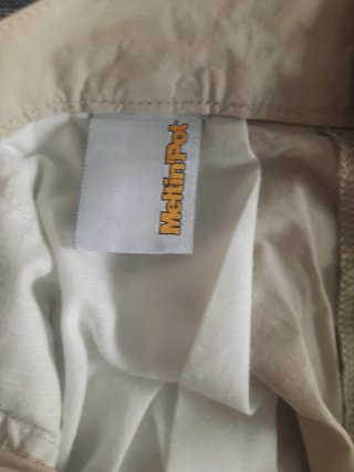 Pantalone cotone beige taglia 46