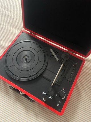 Tocadiscos Prixton Rojo