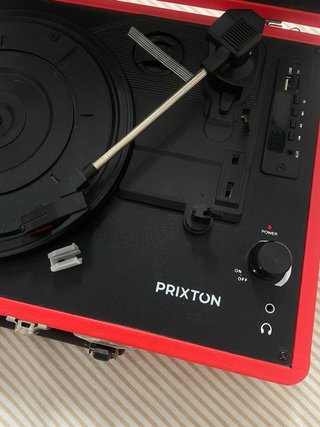 Tocadiscos Prixton Rojo