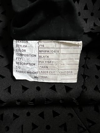 Mini abito Michael Kors nero taglia S