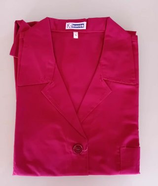 Casacca sanitaria donna Isacco bordeaux L