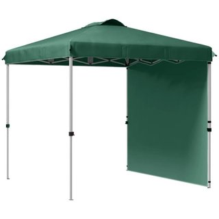 Carpa plegable verde y negra
