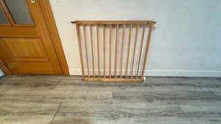 Barrera seguridad madera para niñ@s