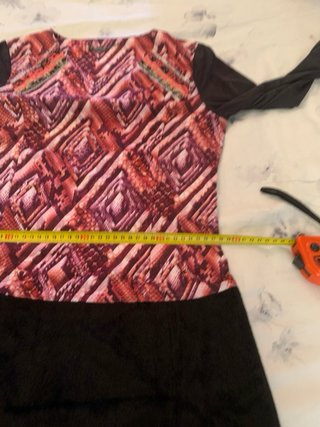 Vestido Custo Barcelona Multicolor Negro